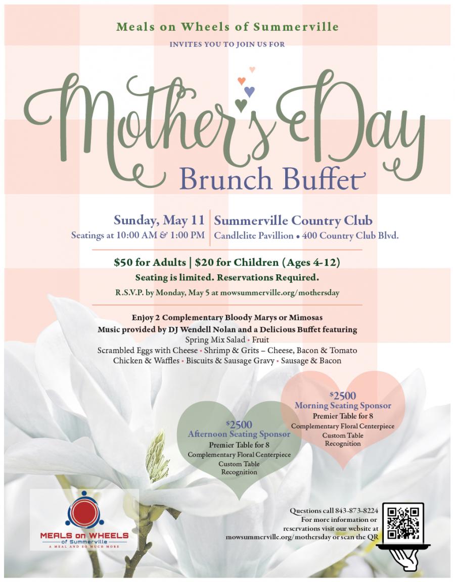 Mothers Day Brunch Flyer 2025